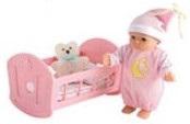 JC Toys/Berenguer - Lots to Love Babies - Doll (Mini Nursery PlaySet Cradle)